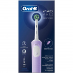 Oral B Vitality Pro elektrisk tannbørste Lilac CA HBOX