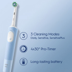 Oral B Vitality Pro Vapor Blue CA HBOX elektrisk tannbørste