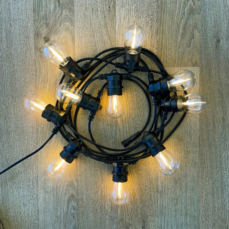 LightsOn Cosy Party Loop 10 lyskilder 5m loop 3W IP44 LightsOn Cosy Party Loop 10 lyskilder 5m loop 3W IP44