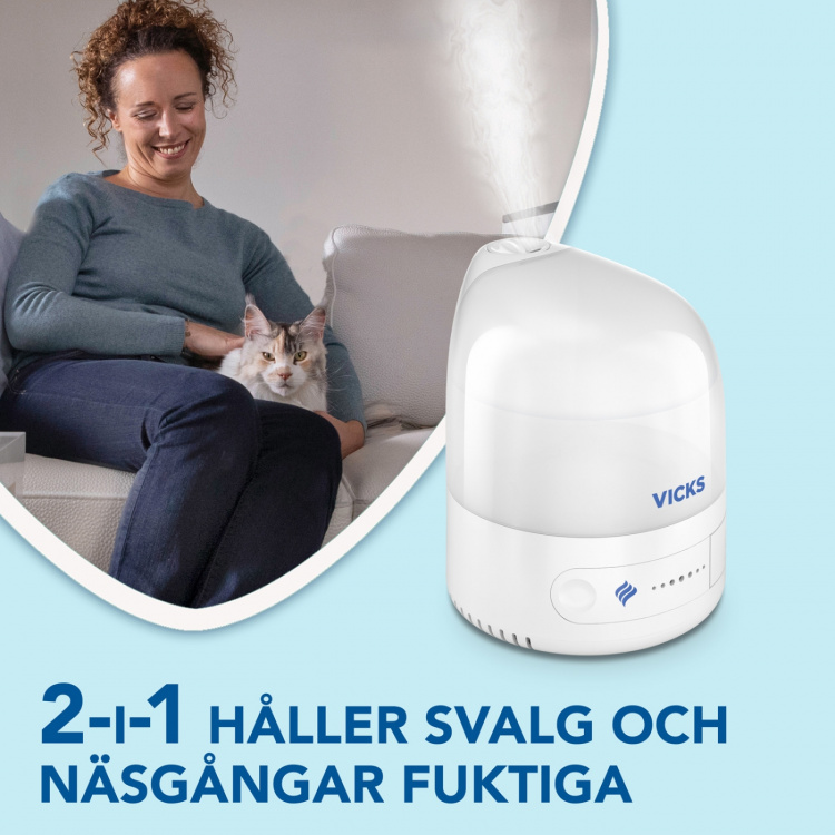 Vicks Luftfukter Ultrasonic-Cool Mist VUL510E4