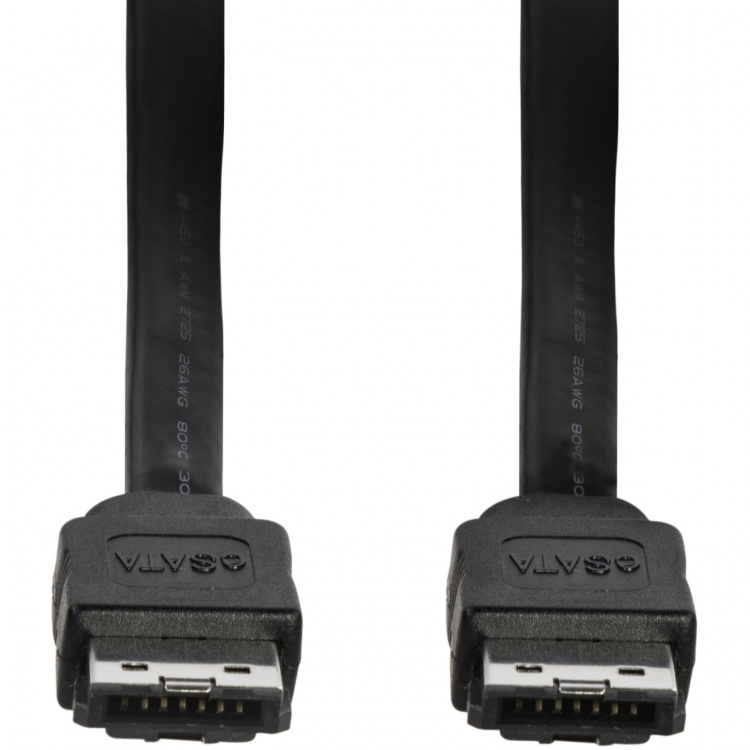 LogiLink eSATA-kabel hann/hann 6 Gbps 0,75 m