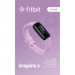 Fitbit Inspire 3, svart/lilla Bliss
