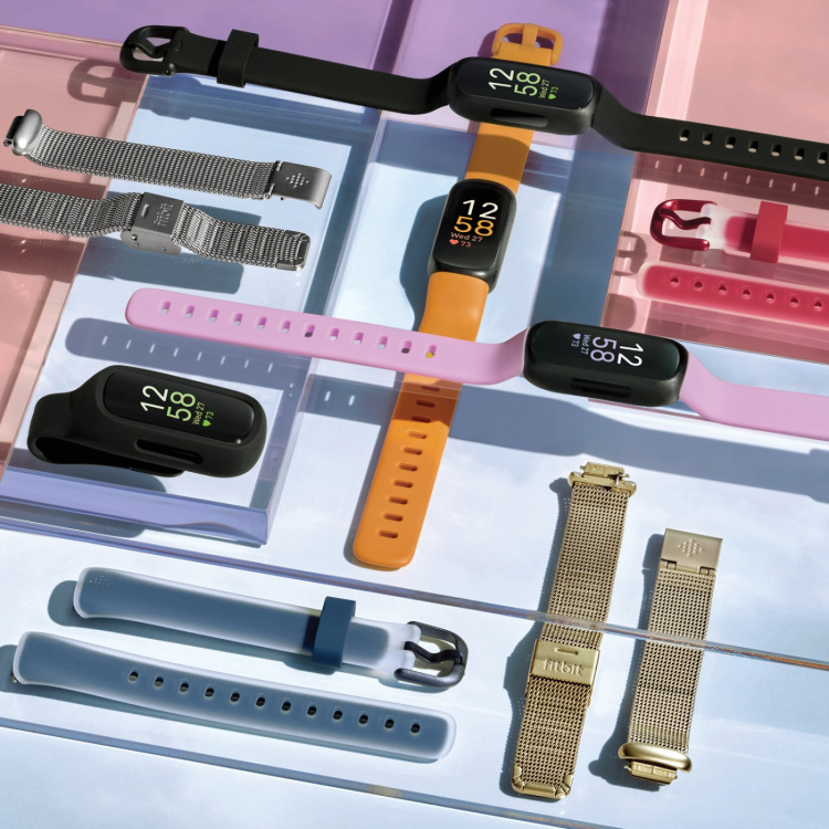 Fitbit Inspire 3, svart/lilla Bliss