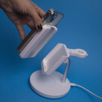 Forever MACS-100 - 5-i-1 trådløs ladestasjon med bærbar Qi Powerbank 5000 mAh, hvit Forever MACS-100 - 5-i-1 trådløs ladestasjon med bærbar Qi Powerbank 5000 mAh, hvit