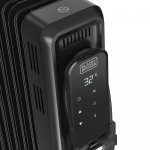 BLACK+DECKER Oljefyr Digital 2500W Svart