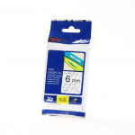 Brother Tape TZE-111 6mm Svart på Transparent Brother Tape TZE-111 6mm Svart på Transparent