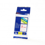 Brother P-Touch TZE-222 9mm Rød på Hvit