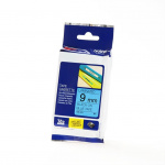 Brother Tape TZE-521 9mm Svart på Blå Brother Tape TZE-521 9mm Svart på Blå