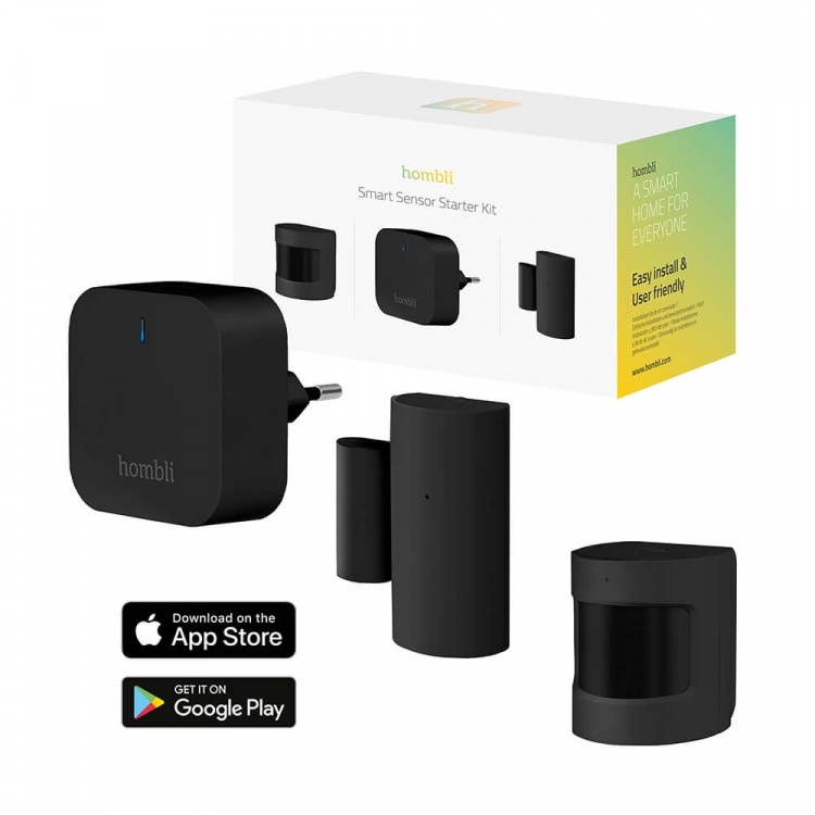 Hombli Smart Bluetooth Sensor Starter Kit Svart Hombli Smart Bluetooth Sensor Starter Kit Svart