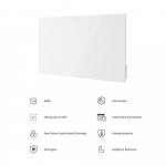 Hombli Smart Infrarød Varmer Glasspanel 600w Hvit