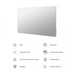 Hombli Smart Speil Infrarød Varmelegeme Glasspanel 600w Hombli Smart Speil Infrarød Varmelegeme Glasspanel 600w