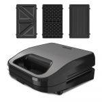 BLACK+DECKER Multigrill med 3 plater