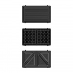 BLACK+DECKER Multigrill med 3 plater