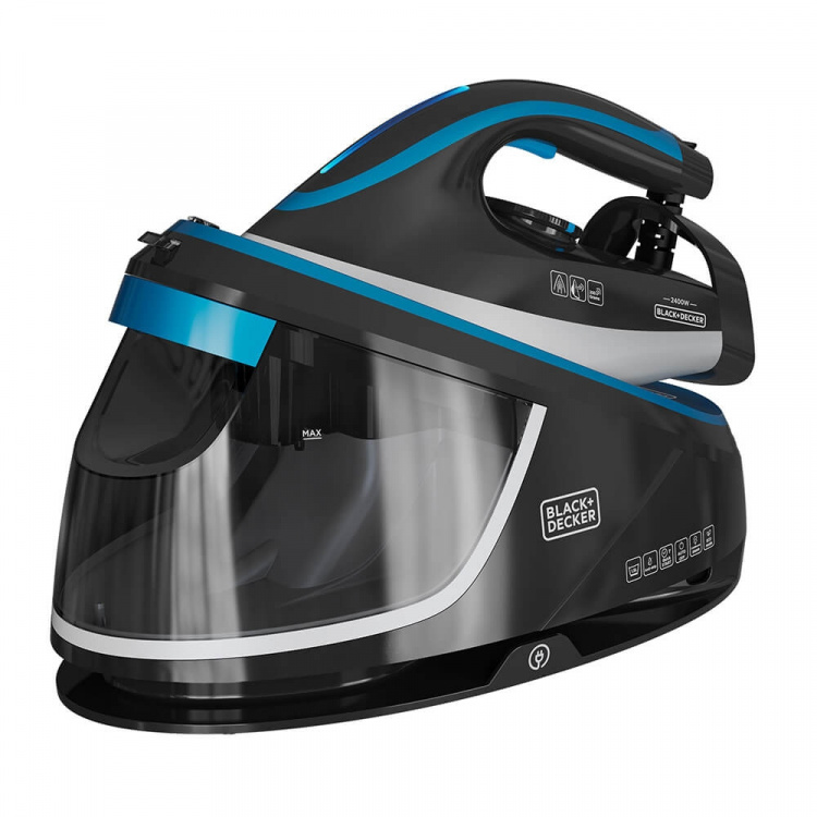 BLACK+DECKER Steam Station 1.5L Svart