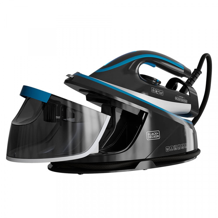 BLACK+DECKER Steam Station 1.5L Svart