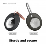 Elago Deksel med nøkkelring for AirTag Svart