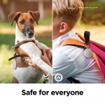 Elago Deksel med nøkkelring for AirTag Lysegrå