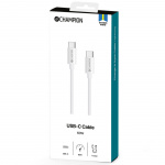 Champion USB-C-kabel 60W 1m hvit