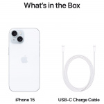 Apple iPhone 15 256 GB Blå