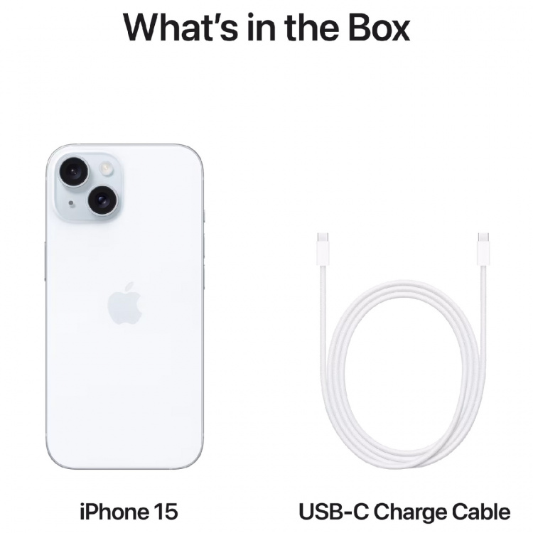 Apple iPhone 15 256 GB Blå