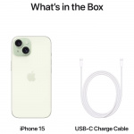 Apple iPhone 15 256 GB Grønn