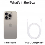 Apple iPhone 15 Pro 128 GB naturlig titan
