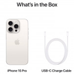 Apple iPhone 15 Pro 512 GB hvit titan