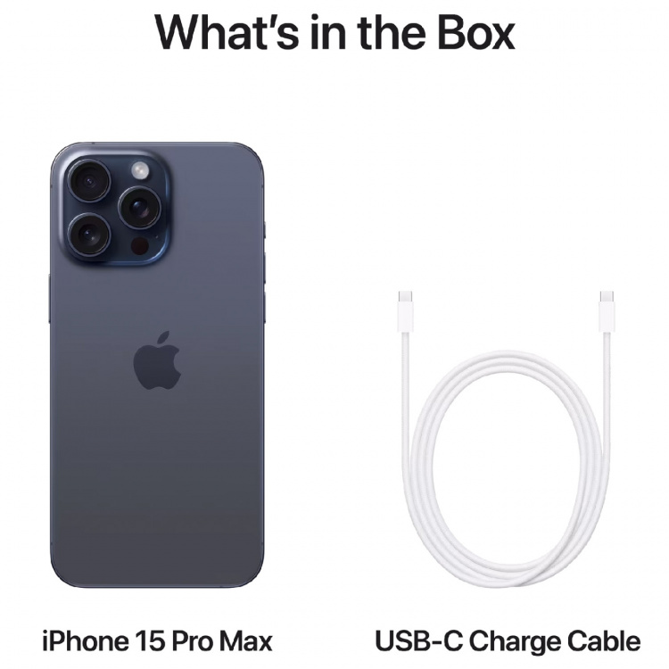 Apple iPhone 15 Pro Max 256 GB blå titan