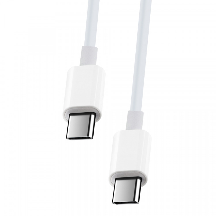 Maxlife MXUC-05 Ladekabel USB-C - USB-C, 2 m 60 W, hvit