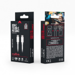 Maxlife MXUC-05 Ladekabel USB-C - USB-C, 2 m 60 W, hvit
