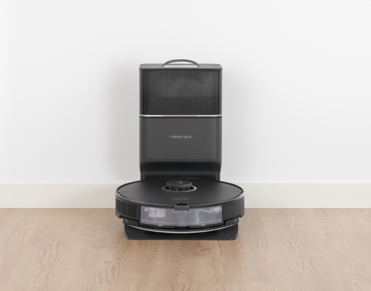 Roborock S8+ robotstøvsuger, svart