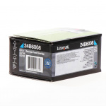 Lexmark Toner 24B6008 Cyan, Return