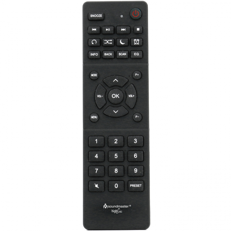 Soundmaster ICD4350SW Multilydsystem med WLAN/LAN-Internet/DAB+/FM-radio, CD/MP3, USB, Bluetooth®, APP-kontroll