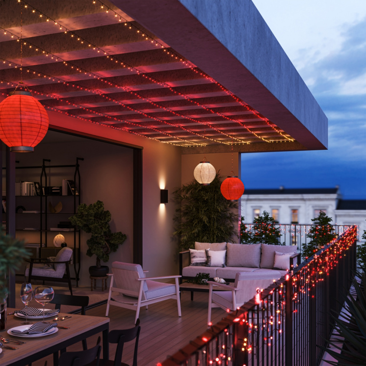 Philips Hue Festavia innendørs/utendørs lyskæde 500 LED 40 m