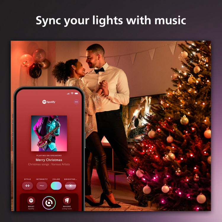 Philips Hue Festavia innendørs/utendørs lyskæde 500 LED 40 m