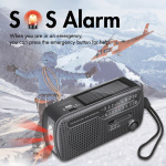 LogiLink Sveivradio med lommelykt og solcellepanel Svart LogiLink Sveivradio med lommelykt og solcellepanel Svart