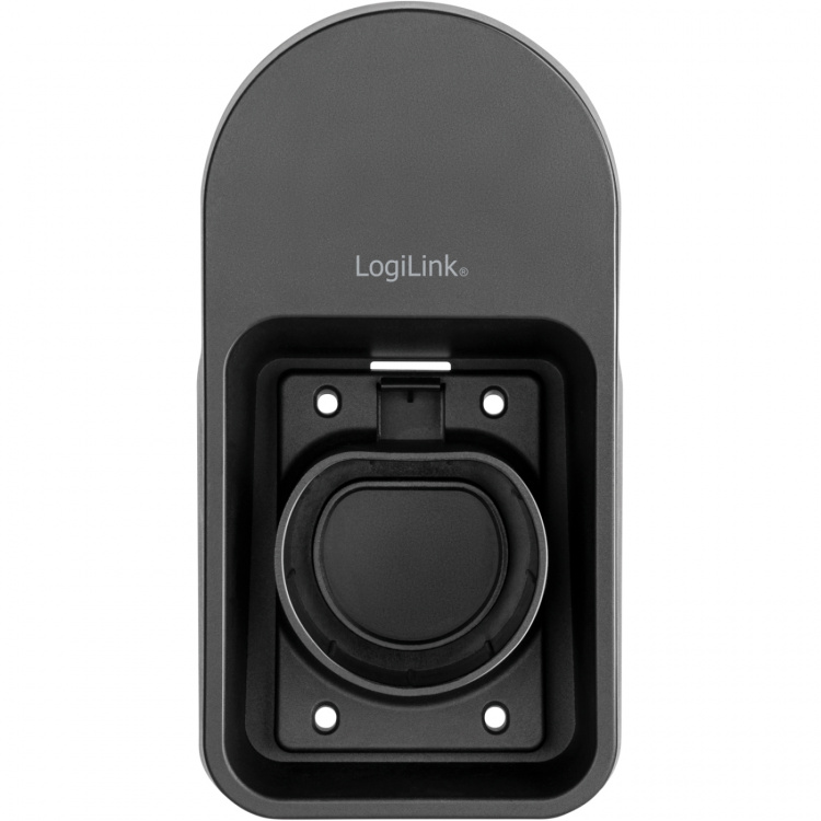 LogiLink Veggbrakett for kabel og Type 2-kontakt