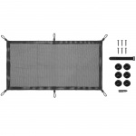 LogiLink Kabelnett for skrivebord 69x34 cm, svart