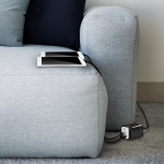 LogiLink USB-lader 1xUSB-A + 1xUSB-C med fast kabel 1,5m GaN 30W