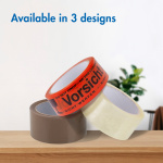 LogiLink Pakketape Quiet 48 mm x 66 m, brun 6-pakning