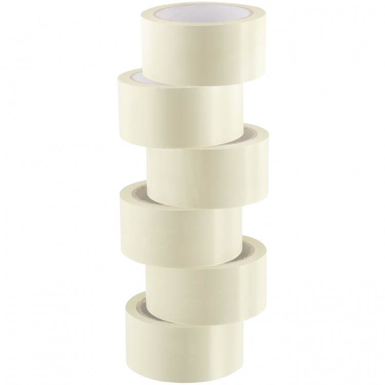 LogiLink Pakketape Silent 48 mm x 66 m Transparent 6-pakning