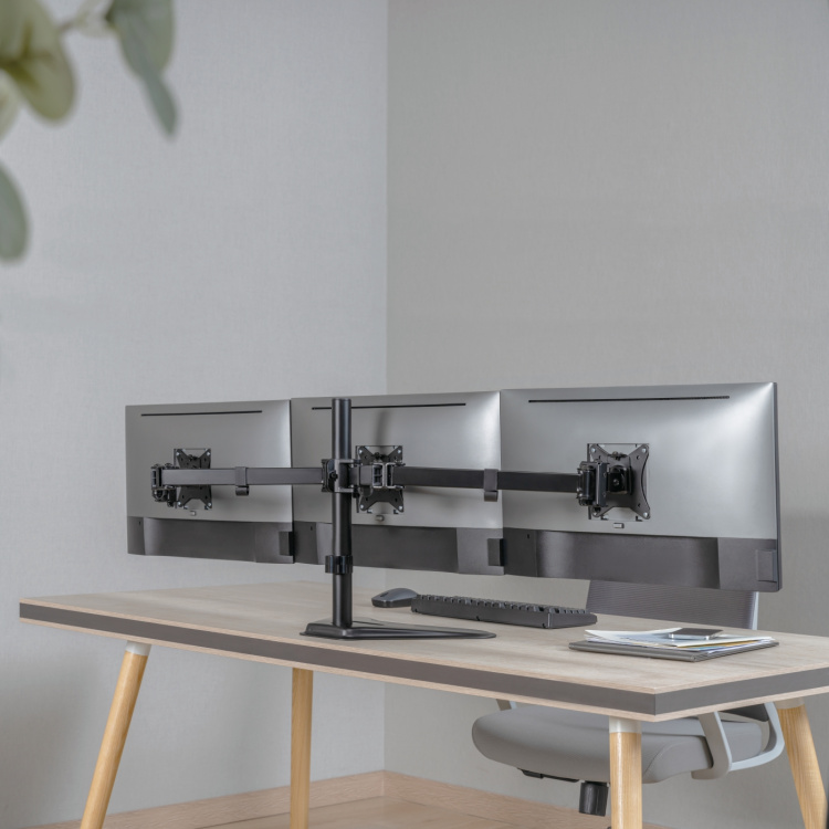 LogiLink Monitorstativ/fot trippel 17-27