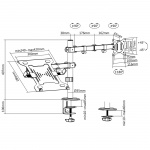 LogiLink Skjermbrakett 17-32