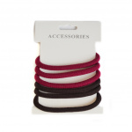 Hårsnodd Basic - Rød/Svart