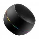 Maxlife MXBS-02 - Bærbar Bluetooth-høyttaler med LED-belysning, 3 W, svart