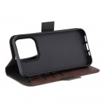 Gear Mobildeksel 3 Kortrom Magseries Brun - iPhone 15 Pro