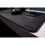 Desire2 Skrivebordsmatte Grått Vegansk Skinn 400x900mm