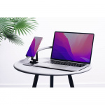 Desire2 Sammenleggbar Telefonholder Aluminium Svart