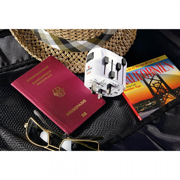Hama Reiseadapter Verden Pro EU-WORLD 3-stift Hama Reiseadapter Verden Pro EU-WORLD 3-stift