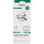 Hama Reiseadapter Verden Pro EU-WORLD 3-stift Hama Reiseadapter Verden Pro EU-WORLD 3-stift